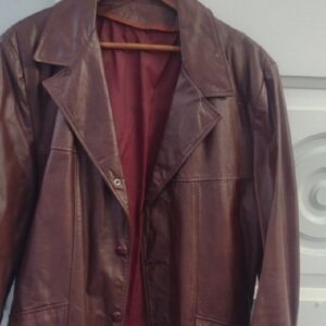 Men's Brown Leather Jacket